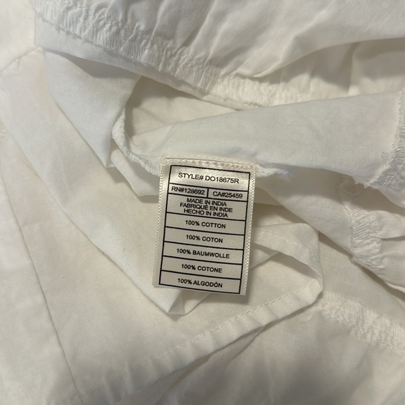 NWOT SOLD OUT Steve Madden Smocked Sleeveless Maxi Dress in White Size S - Picture 15 of 15